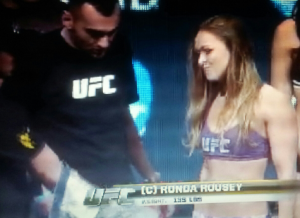 rousey weighing in