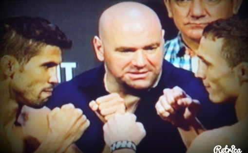 Leonardo Santos vs. Tony Martin Face Off UFC RIO