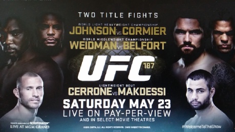 UFC 187 Event Poster